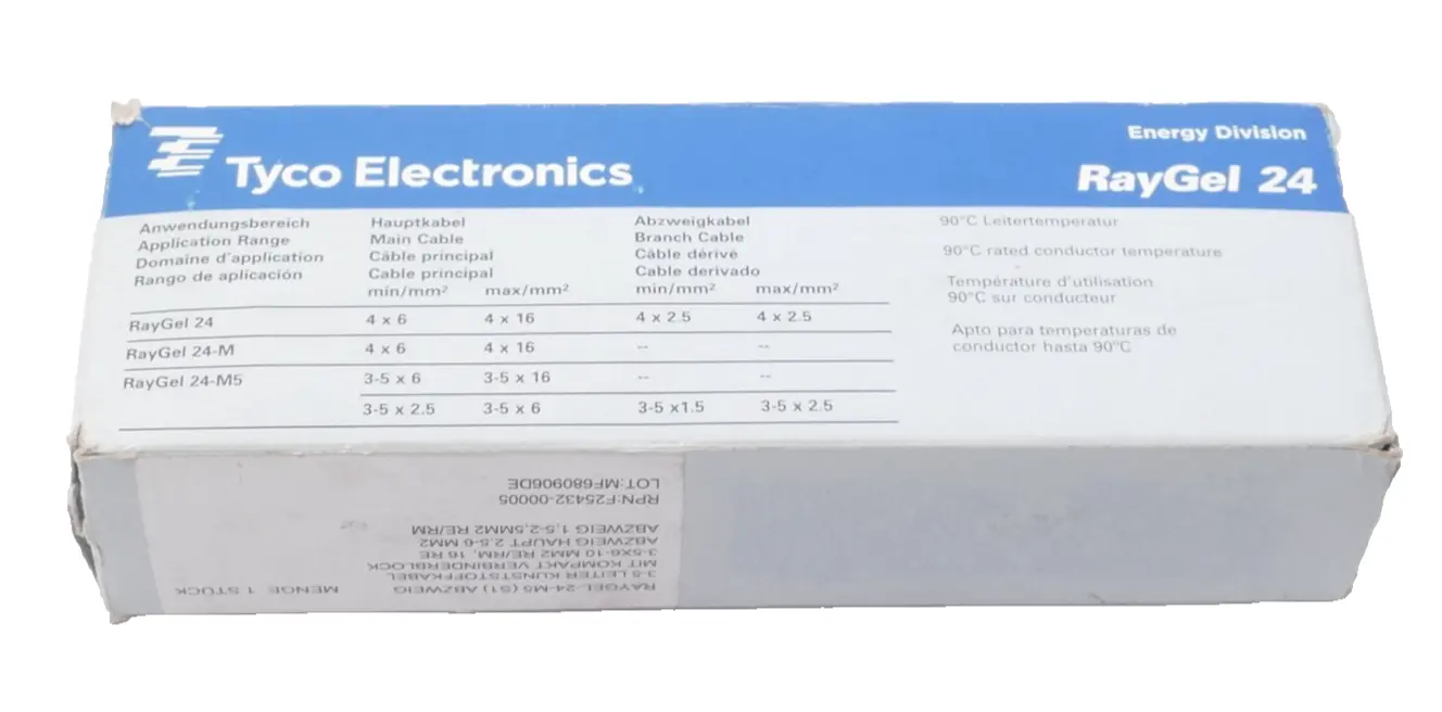 Produktfoto 1 von Tyco PowerGel gefüllte Verbindungs- und Abzweigmuffe 0.6/1kV | RayGel 24