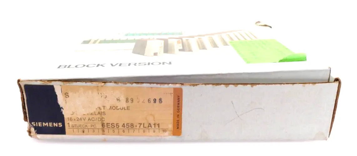 Produktfoto 1 von Siemens SIMATIC S5 Digital Output 6ES5458-7LA11 | E:02 | 6ES5 458-7LA11