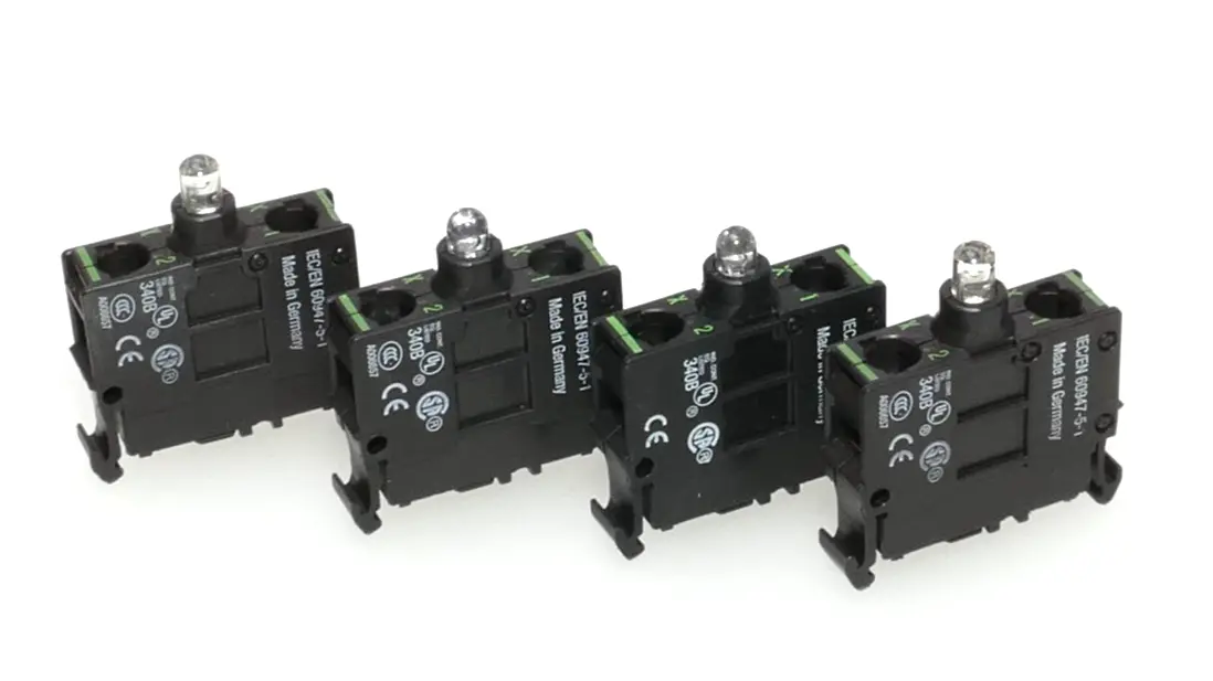 4x Moeller LED-Element gün | M22-LEDC-G