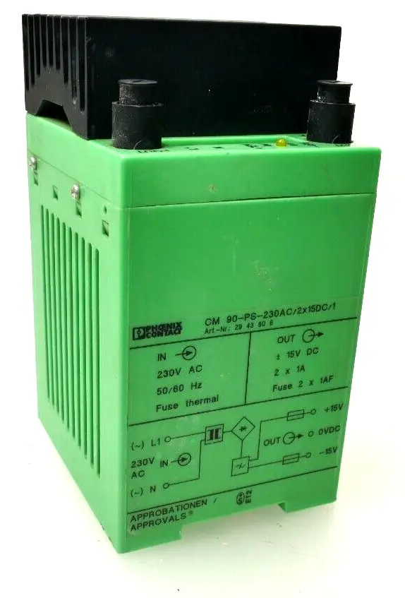 Phoenix Contact Netzteil 29 43 80 6 | CM90-PS-230AC/2X15DC/1 | 2943806