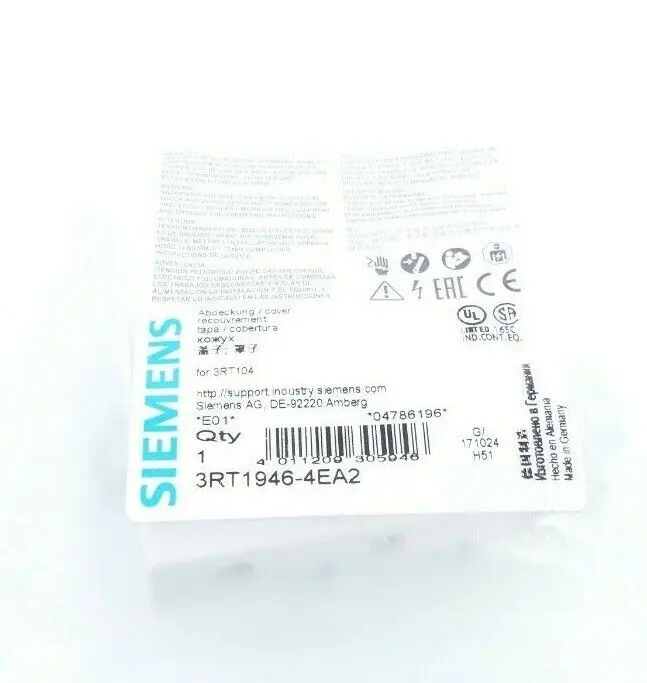 Produktfoto 1 von 5x Siemens Klemmenabdeckung 3RT1 946-4EA2 | E:01 | 3RT1946-4EA2