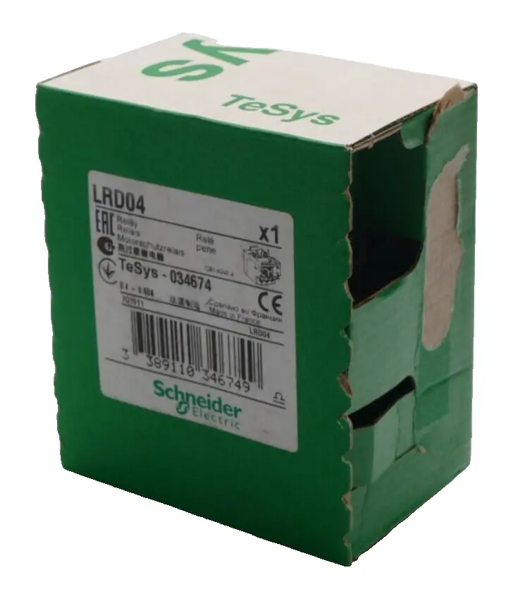 Produktfoto 1 von Schneider Electric TeSys LRD04 Motorschutzrelais 0.4 - 0.63A | 034674