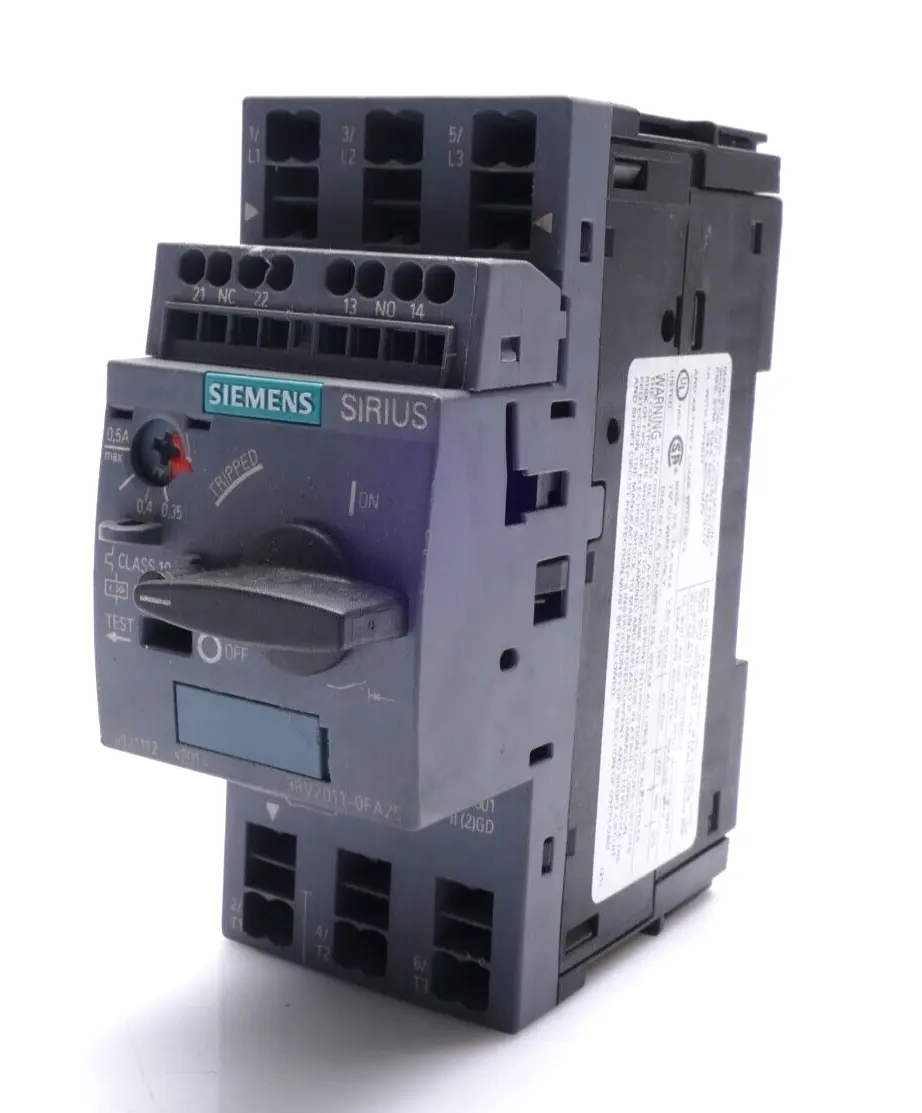 Produktfoto 1 von Siemens Leistungsschalter 3RV2 011-0FA25 | E:01 | 3RV2011-0FA25