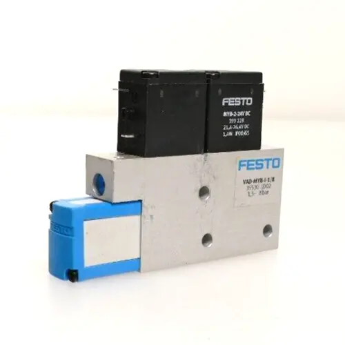 Produktfoto 1 von Festo Vakuumsaugdüse VAD-MYB-I-1/8 | 35530 + 2x MYB-2-24V DC | 393228