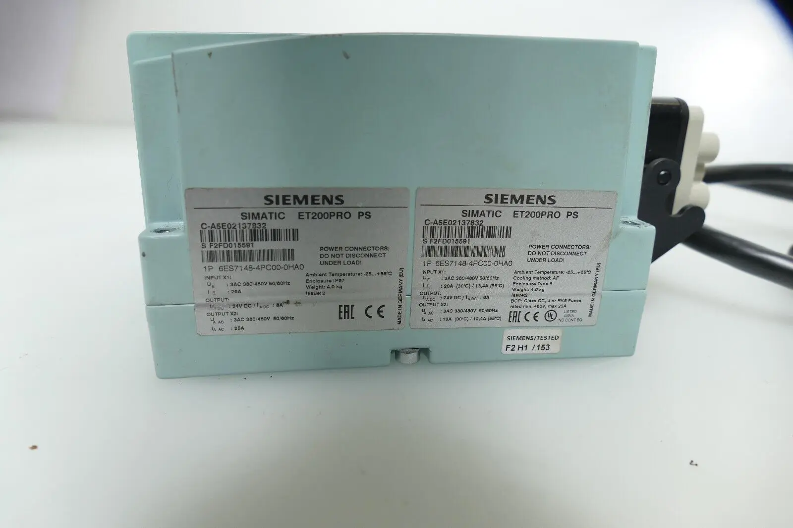 Produktfoto 1 von Siemens SIMATIC ET200PRO PS | 6ES7 148-4PC00-0HA0 | E:02 | 6ES7148-4PC00-0HA0