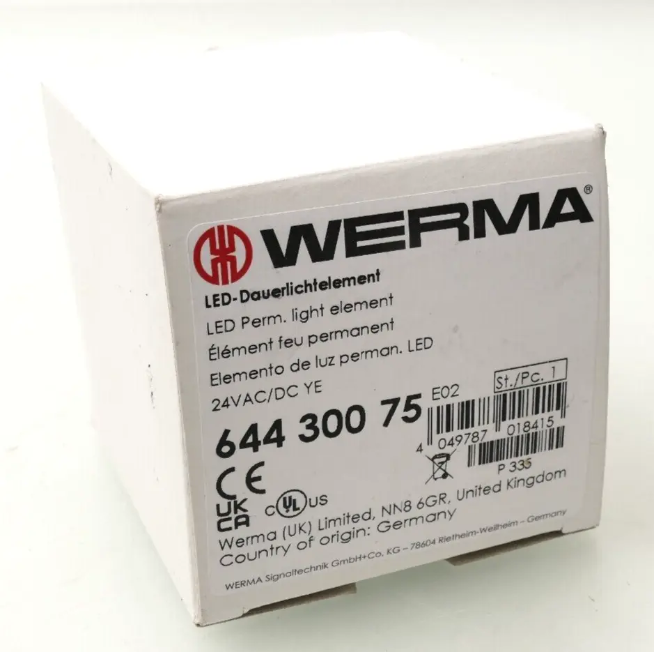 Produktfoto 1 von Werma LED-Dauerlichtelement Orange 644 300 75 | 64430075