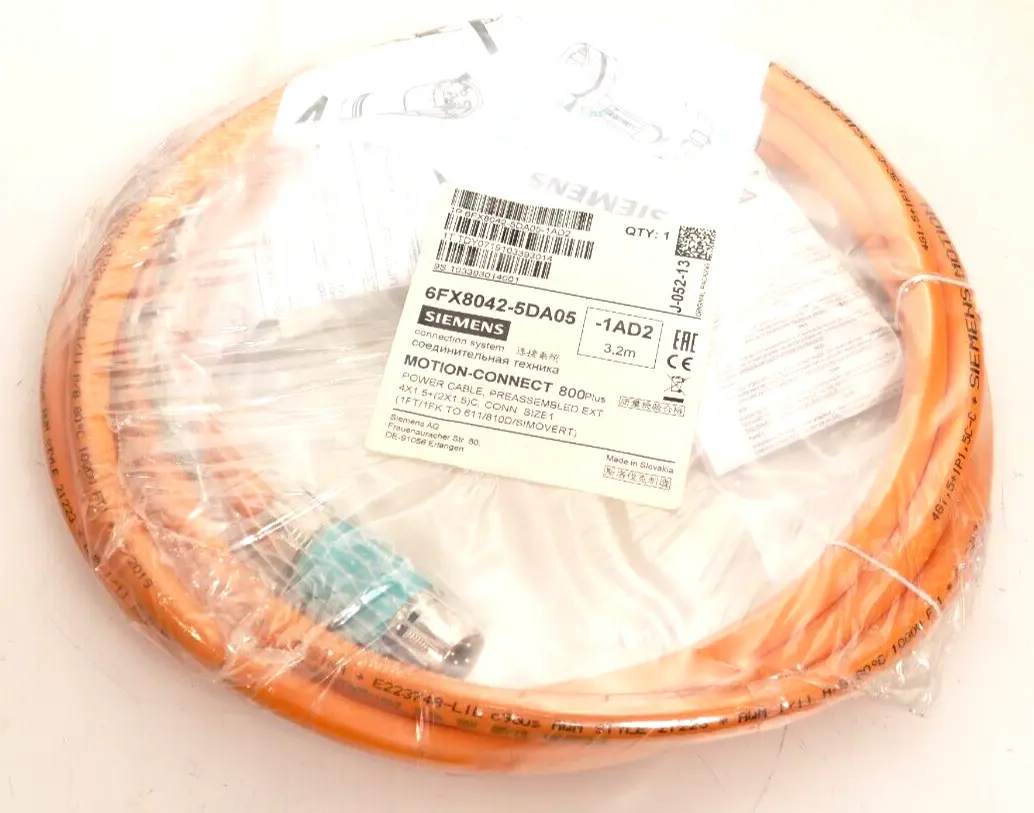 Produktfoto 1 von Siemens Motion-Connect Power Cable 3,2m 6FX8 042-5DA05-1AD2 | 6FX8042-5DA05-1AD2