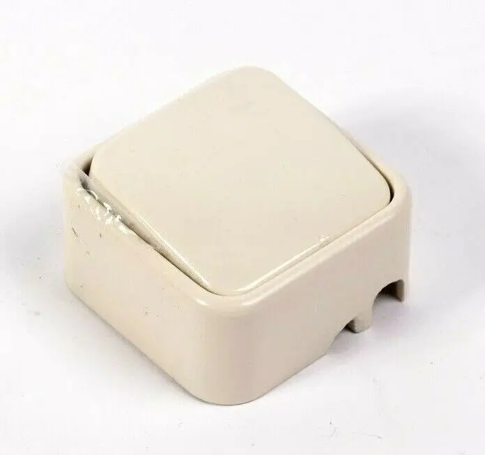 Produktfoto 1 von BUSCH JÄGER 2601/6 AP Busch-Duro 2000 AP Wippschalter, 2 Module Aus- und Wechsel