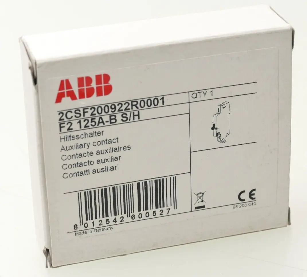 Produktfoto 1 von ABB F2 125A-B S/H Hilfsschalter | 2CSF200922R0001