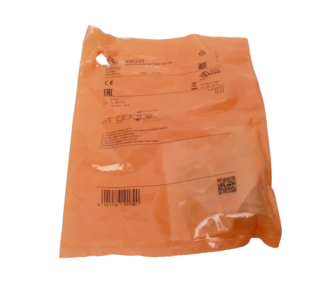 Produktfoto 1 von Ifm Electronic Induktiver Sensor IGK3005-BPKG/K1/V4A/US-104 | IGC232