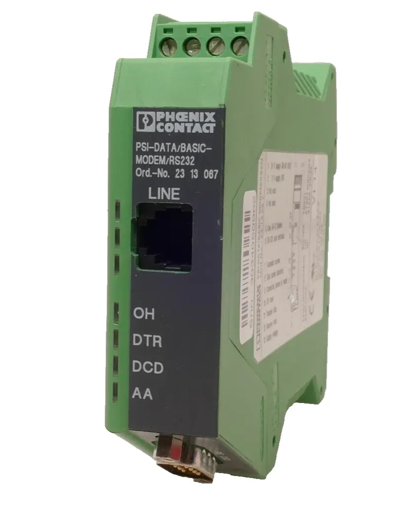 Produktfoto 1 von Phoenix Contact 23 13 06 7 | PSI-DATA/BASIC-MODEM/RS232 | V1.14 | 2313067