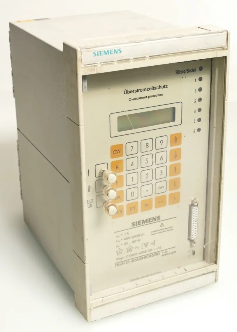 Produktfoto 1 von Siemens Überstromzeitschutz 7SJ5121-4CA03-0CA0/DD | 7SJ5 121-4CA03-0CA0/DD