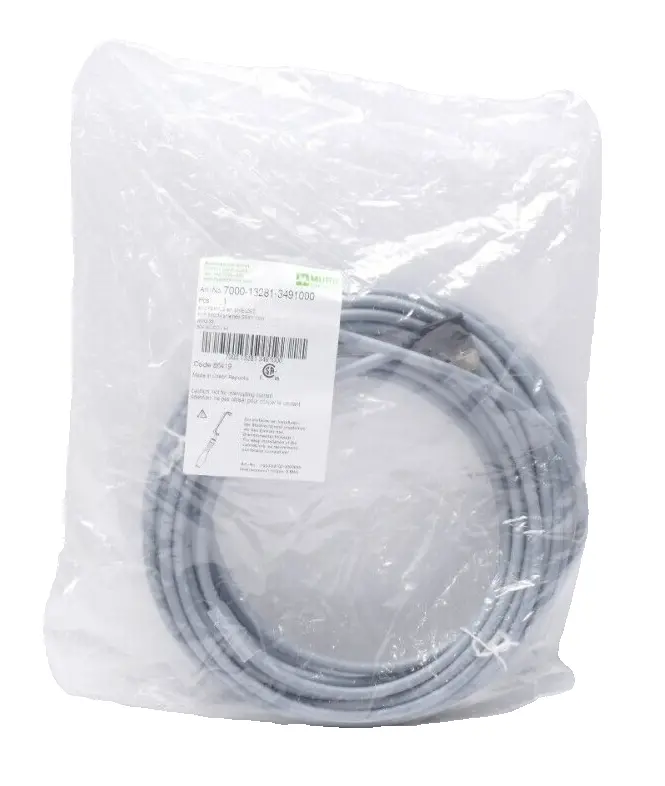 Murr Elektronik M12 Bu. 90° A-kod. freies Ltg-ende 10m | 7000-13281-3491000