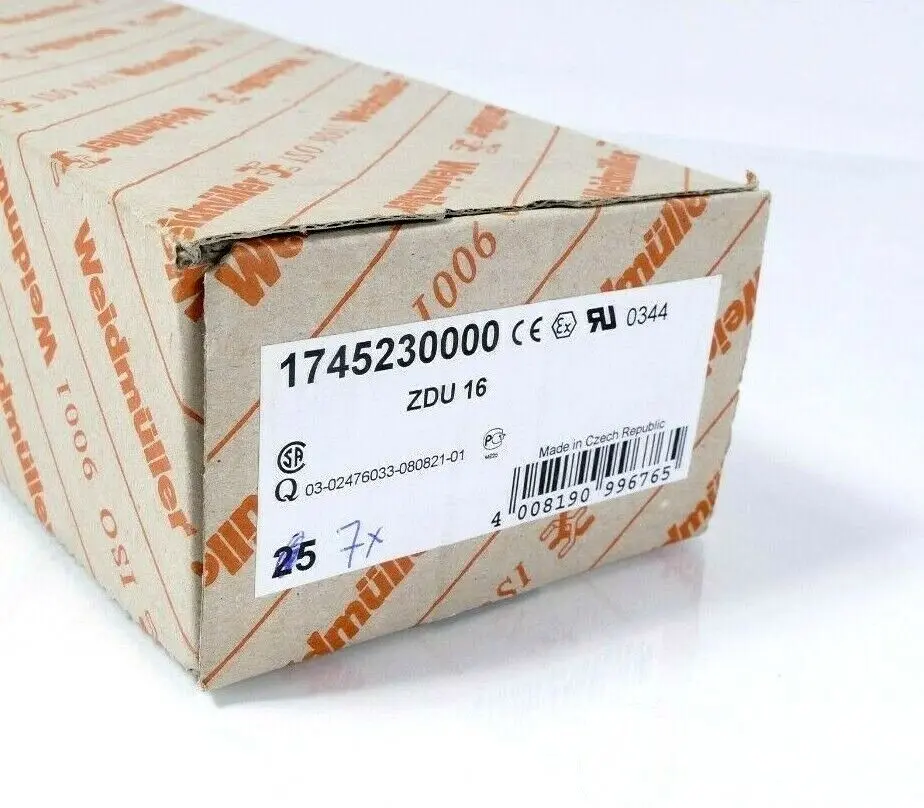Produktfoto 1 von 7x Weidmüller Durchgangs-Reihenklemme ZDU 16 | 1745230000