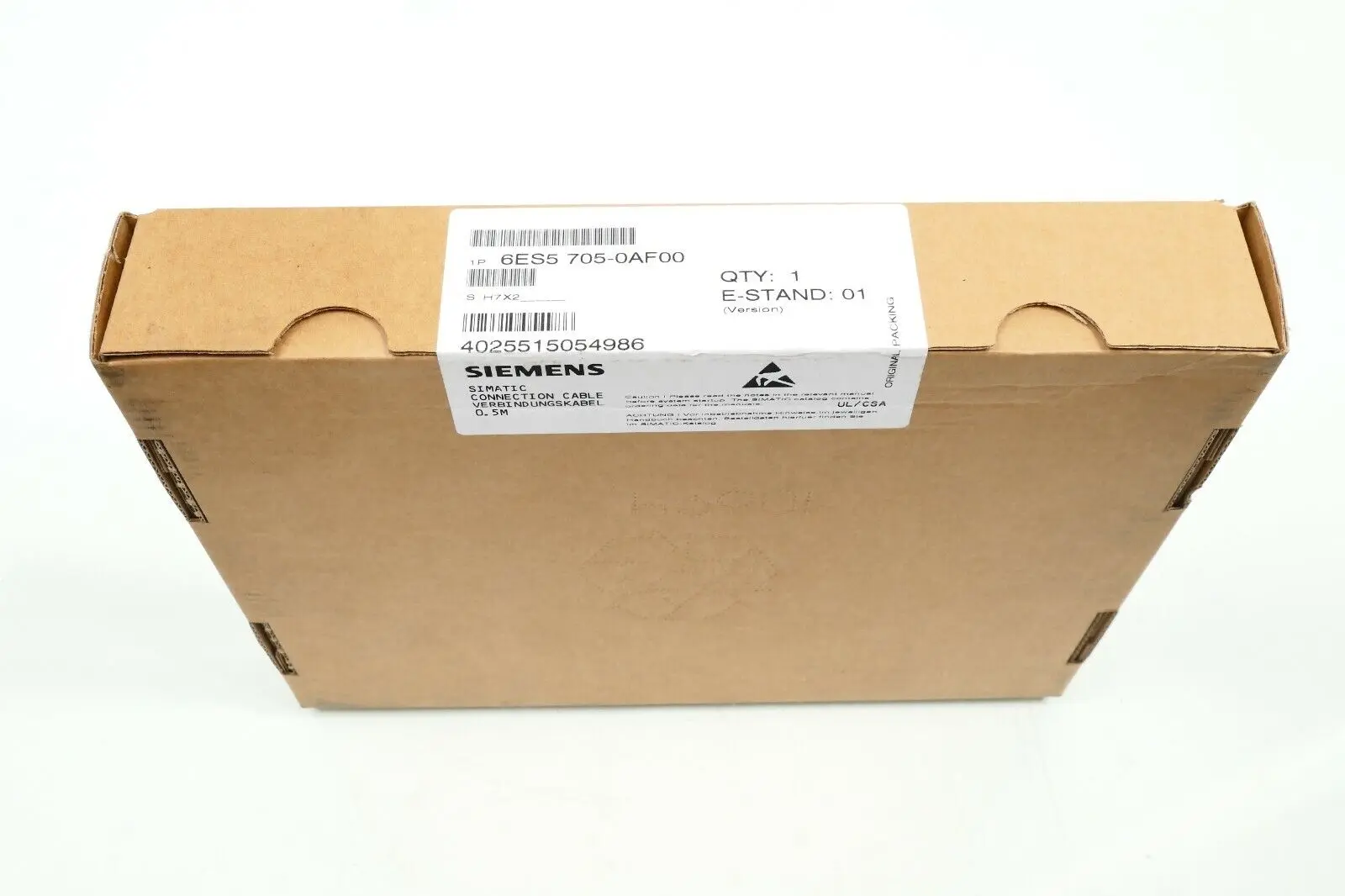 Produktfoto 1 von Siemens Simatic S5 Verbindungskabel 0,5m | 6ES5 705-0AF00 | E:01 | 6ES5705-0AF00
