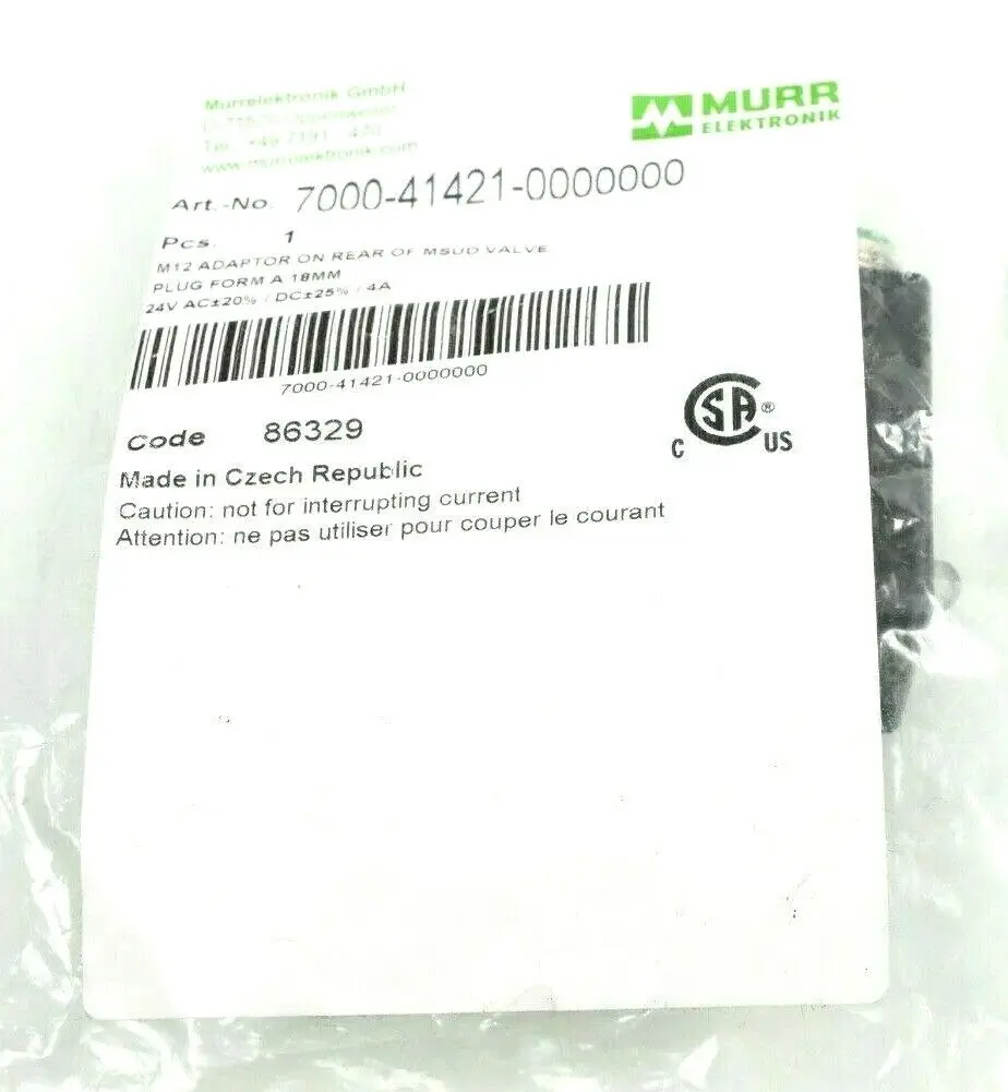 Produktfoto 1 von 2x Murr Elektronik M12 Adapter | 7000-41421-0000000
