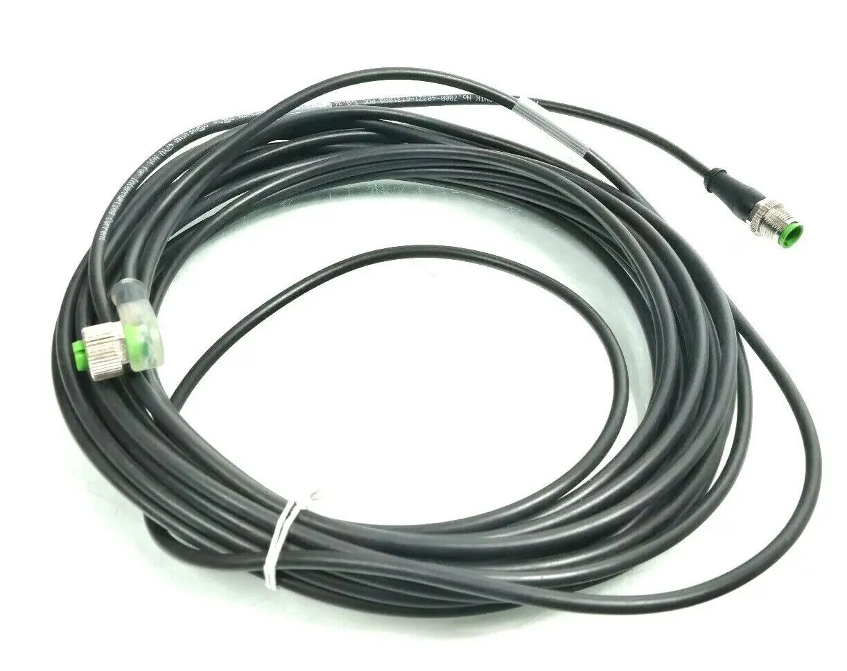 Produktfoto 1 von Murr Elektronik M12 St. 0° / M12 Bu. 90° A-kod. Kabel 10m | 7000-40321-6131000