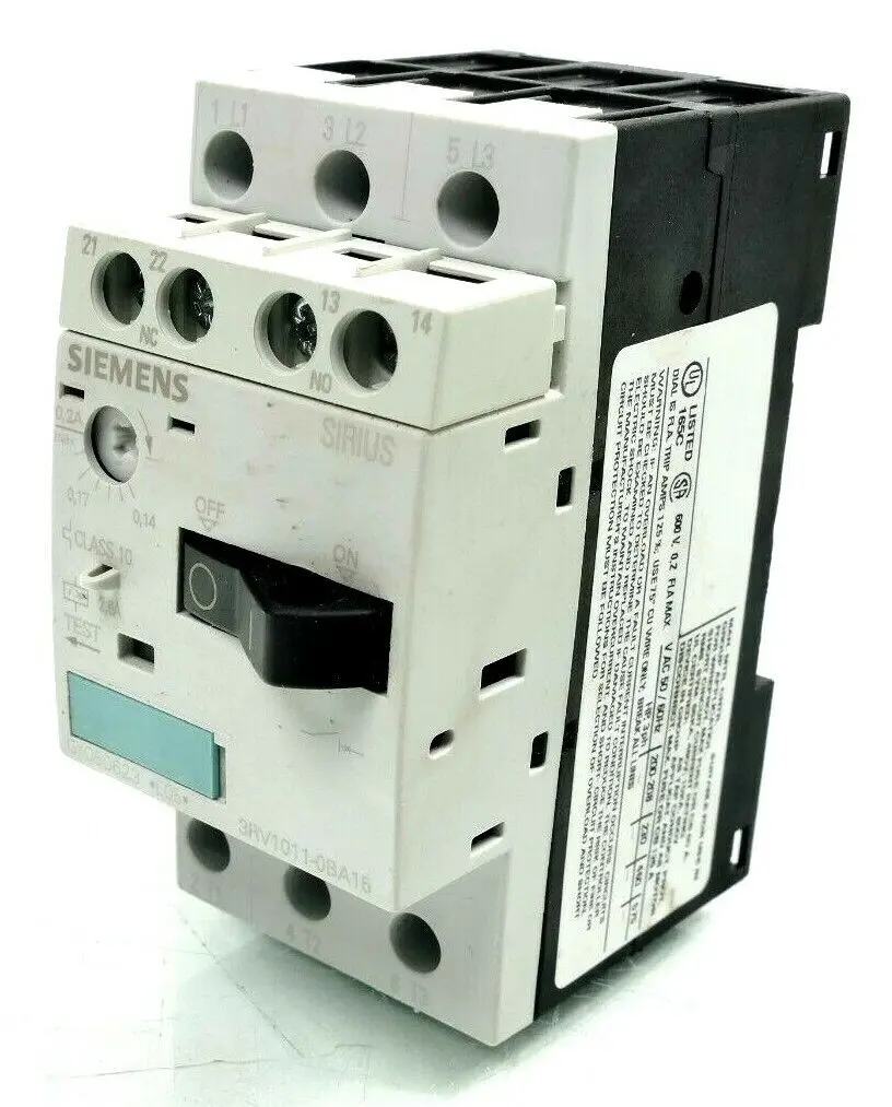 Siemens SIRIUS Leistungsschalter 3RV1 011-0BA15 | E:05 | 3RV1011-0BA15