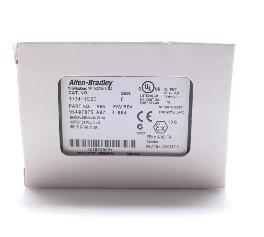 Produktfoto 1 von Allen-Bradley Input Module | Ser. C Rev. A02 FW: 3.004 | 1734-IE2C