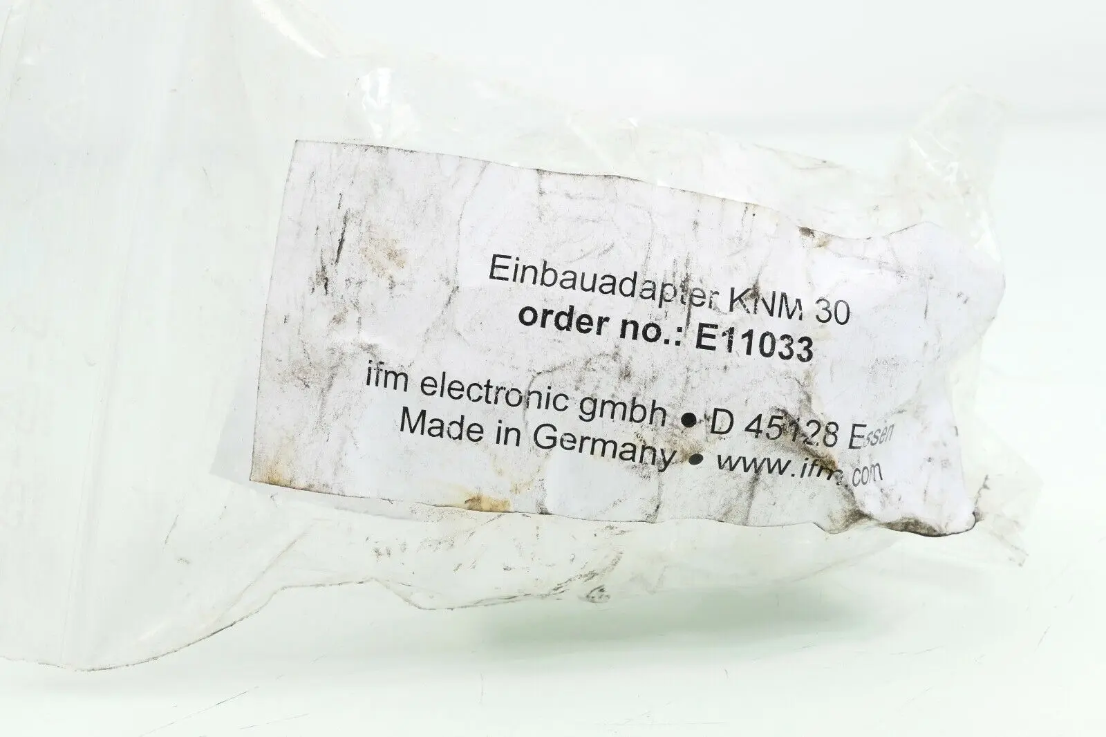 Produktfoto 1 von Ifm Einbauadapter für kapazitive Sensoren | E11033