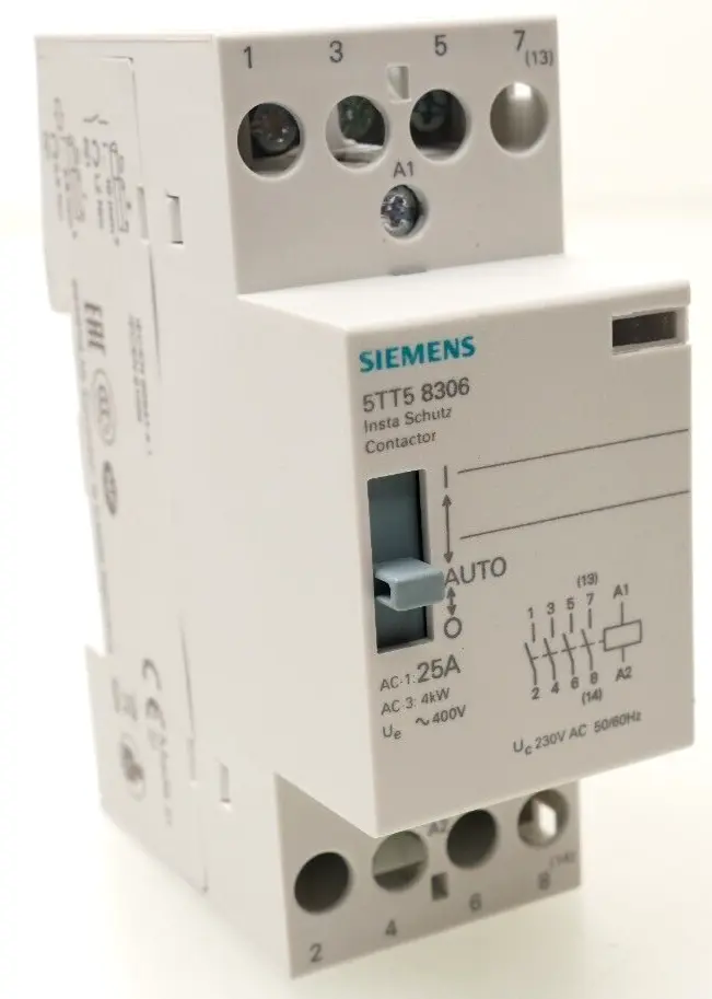 Produktfoto 1 von Siemens INSTA-Schütz 5TT5 8306 | 5TT5830-6 | 5TT58306