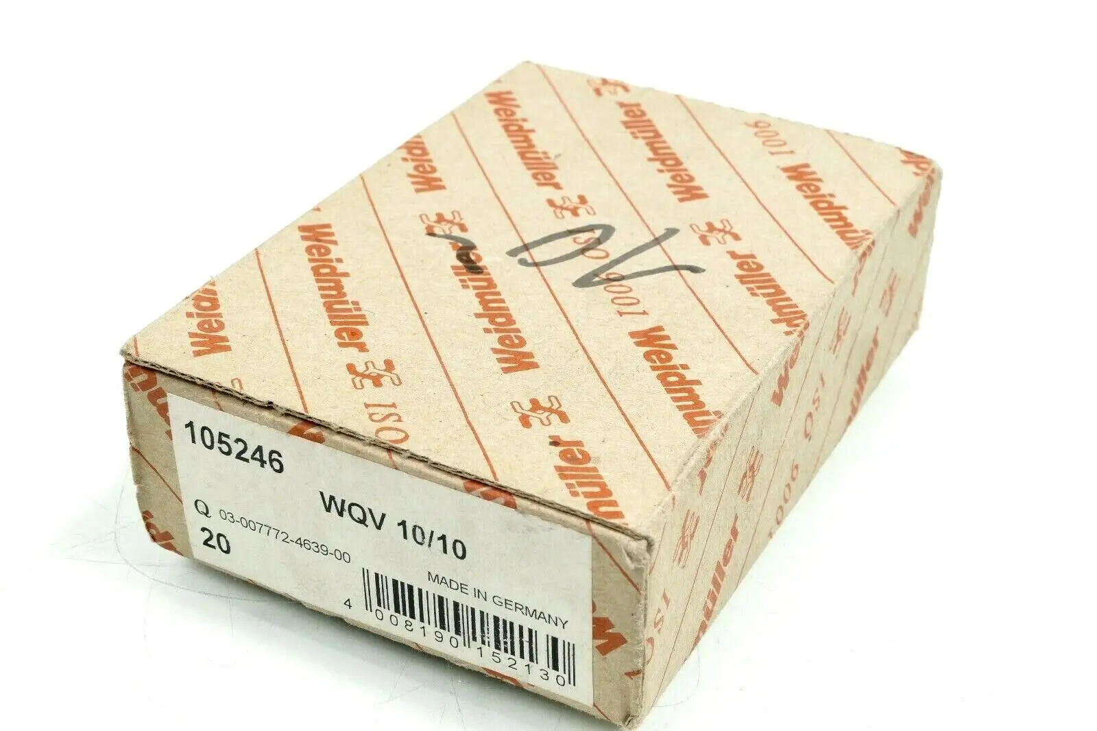 Produktfoto 1 von 20x Weidmüller Querverbinder WQV 10/10 | 105246