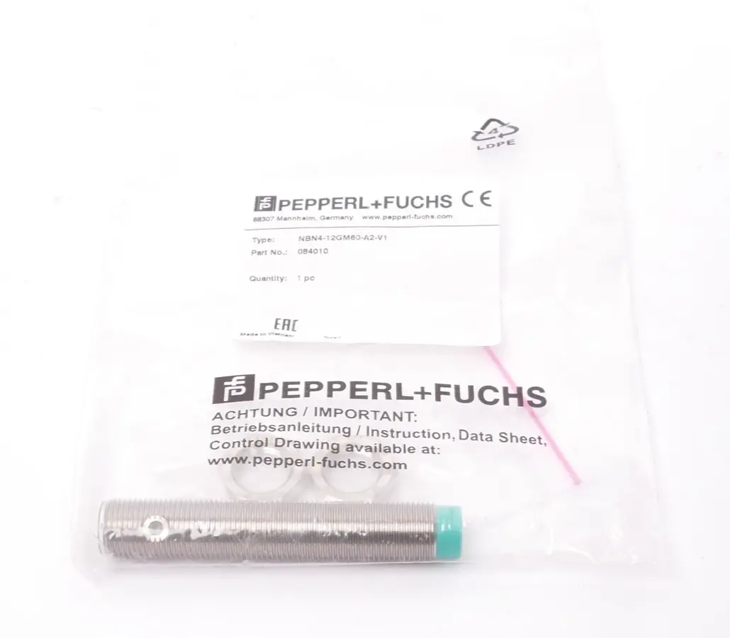 Produktfoto 1 von Pepperl + Fuchs Induktiver Sensor NBN4-12GM60-A2-V1 | 084010