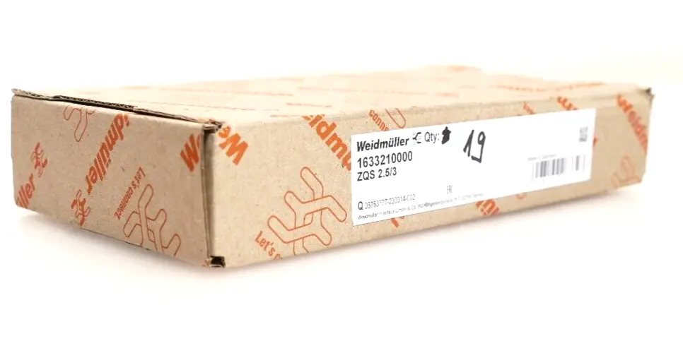 Produktfoto 1 von 19x Weidmüller Querverbinder ZQS 2.5/3 | 1633210000
