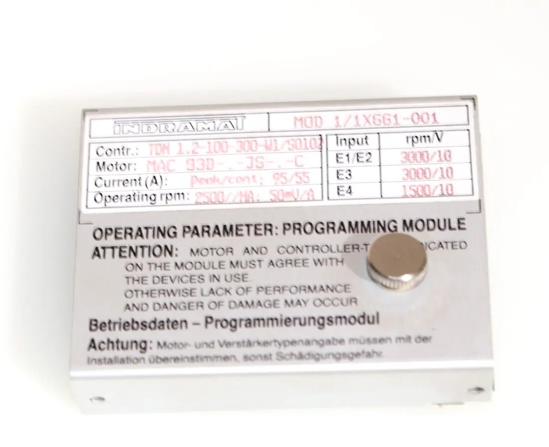Produktfoto 1 von Indramat Programmiermodul für TDM1.2-100-300-W1/S0102 | MOD 1/1x661-001
