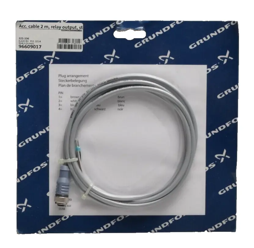 Produktfoto 1 von Grundfos Stecker und Kabel für externe Steuerung und Niveausensor 2m | 96609017