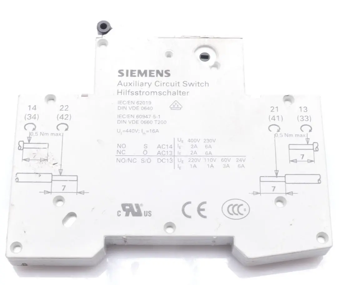 Produktfoto 1 von Siemens 5ST3 010 AS Hilfsstromschalter 5ST3010AS