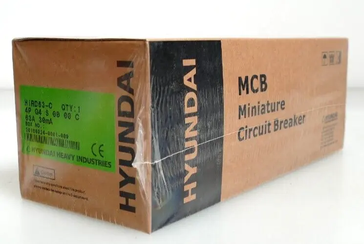 Produktfoto 1 von Hyundai HiRD63-C 4PG4S0000C Miniatur Circuit Breaker 4P G4 S 00 00 C | 63A 30mA