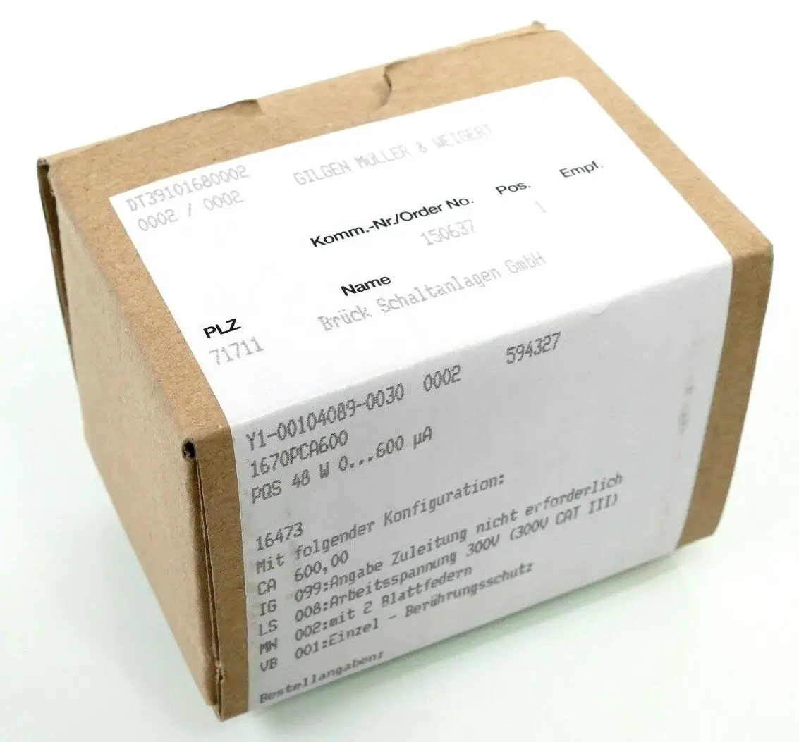 Produktfoto 1 von Gilgen Müller & Weigert Y1-00104089-0030 µA / Mikroampere Messgerät Skala 0-600µ