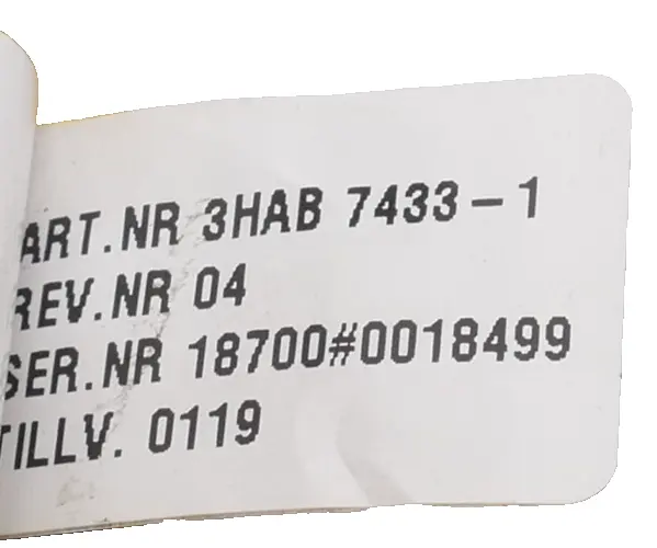 Produktfoto 1 von ABB Roboterkabel | Rev.04 | 3HAB7433-1