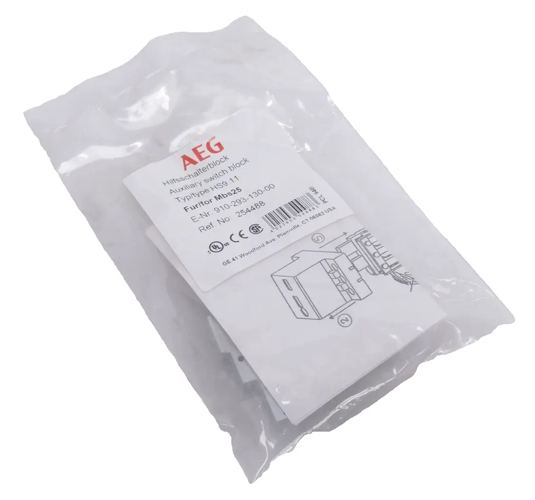 Produktfoto 1 von AEG 91029313000 Hilfsschalterblock HS9.11 | 910-293-130-00 | 254488