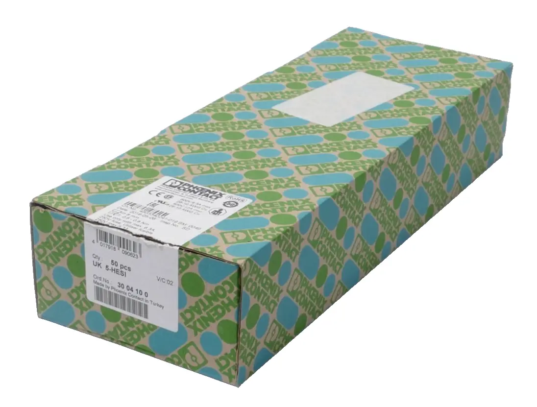 Produktfoto 1 von 50x Phoenix Contact Sicherungsreihenklemme 30 04 10 0 | UK 5-HESI | 3004100