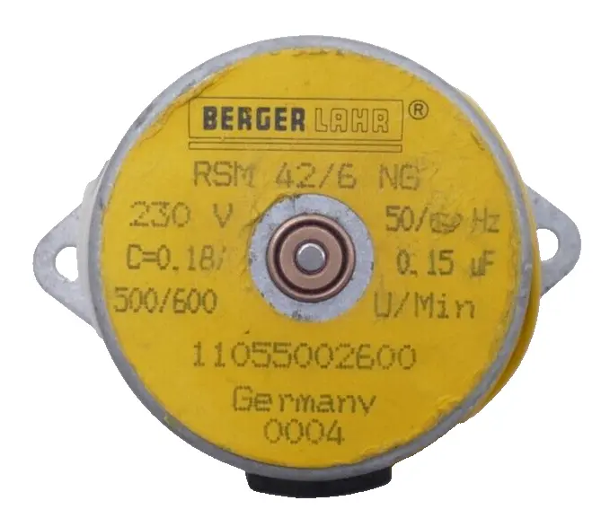 Produktfoto 1 von Berger Lahr 11055002600 Schrittmotor RSM 42/6 NG | 500/600 U/min 230V 50/60Hz