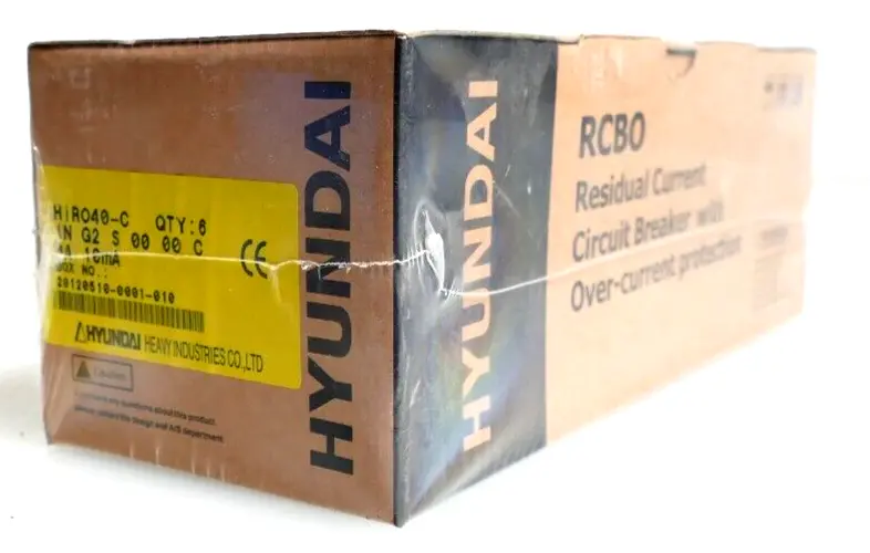 Produktfoto 1 von 6x Hyundai HiRO40-C | Circuit Breaker 1N G2 S 00 00 C | 1NG2S0000C | 6A | 10mA