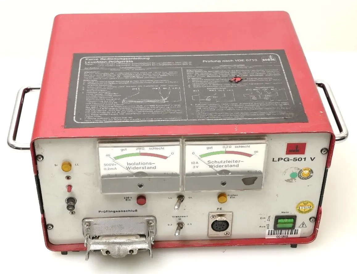 Produktfoto 1 von HCK ESSEN Leuchten-Prüfgerät LPG 10/501 max. 500W | Ohne Verkabelung und Zubehör