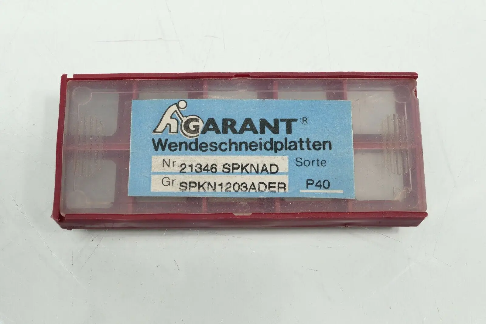 Produktfoto 1 von 10x Garant Wendeschneidplatte 21346 SPKNAD | P40 |