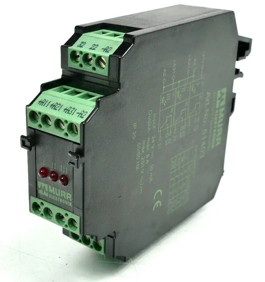 Produktfoto 1 von Murr Elektronik Ausgangsrelais RM-31/24V DC KL.BZ.N.EN | 51403