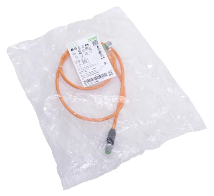 Produktfoto 1 von Murr Elektronik M12 St. 0° / M12 Bu. 90° A-kod. LED 1m | 7000-40343-4870100