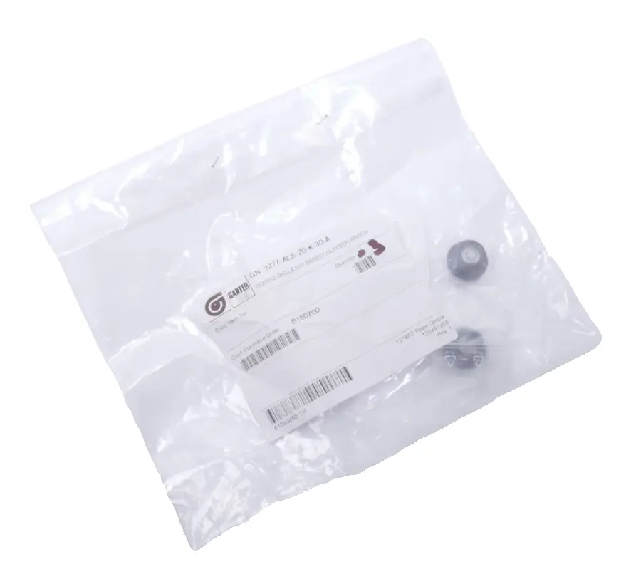 Produktfoto 1 von 3x Ganther Griff Dosenlibelle mit Befestigungsflansch | GN 2277-ALS-20-K-30-A