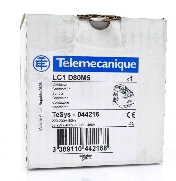 Produktfoto 1 von Telemecanique Schneider TeSys LC1 D80M5 Leistungsschütz LC1D80M5 | 044216