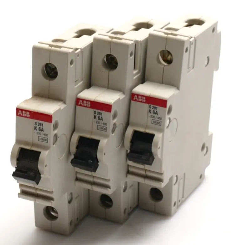 Produktfoto 1 von 3x ABB Leitungsschutzschalter S 281 | K 6A | S281