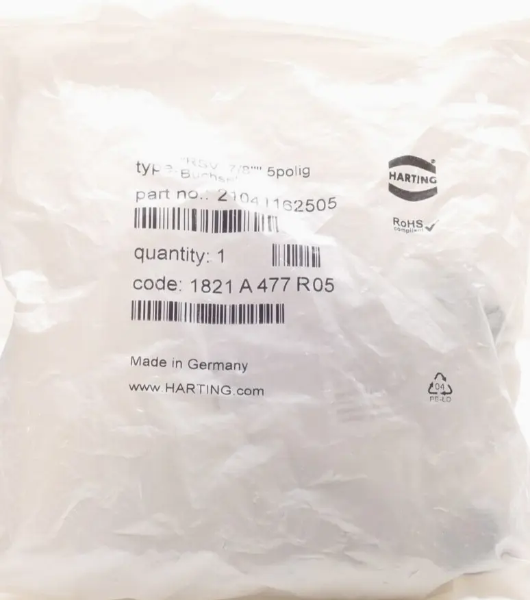 Harting Buchse RSV 7/8" 5polig | 21041162505