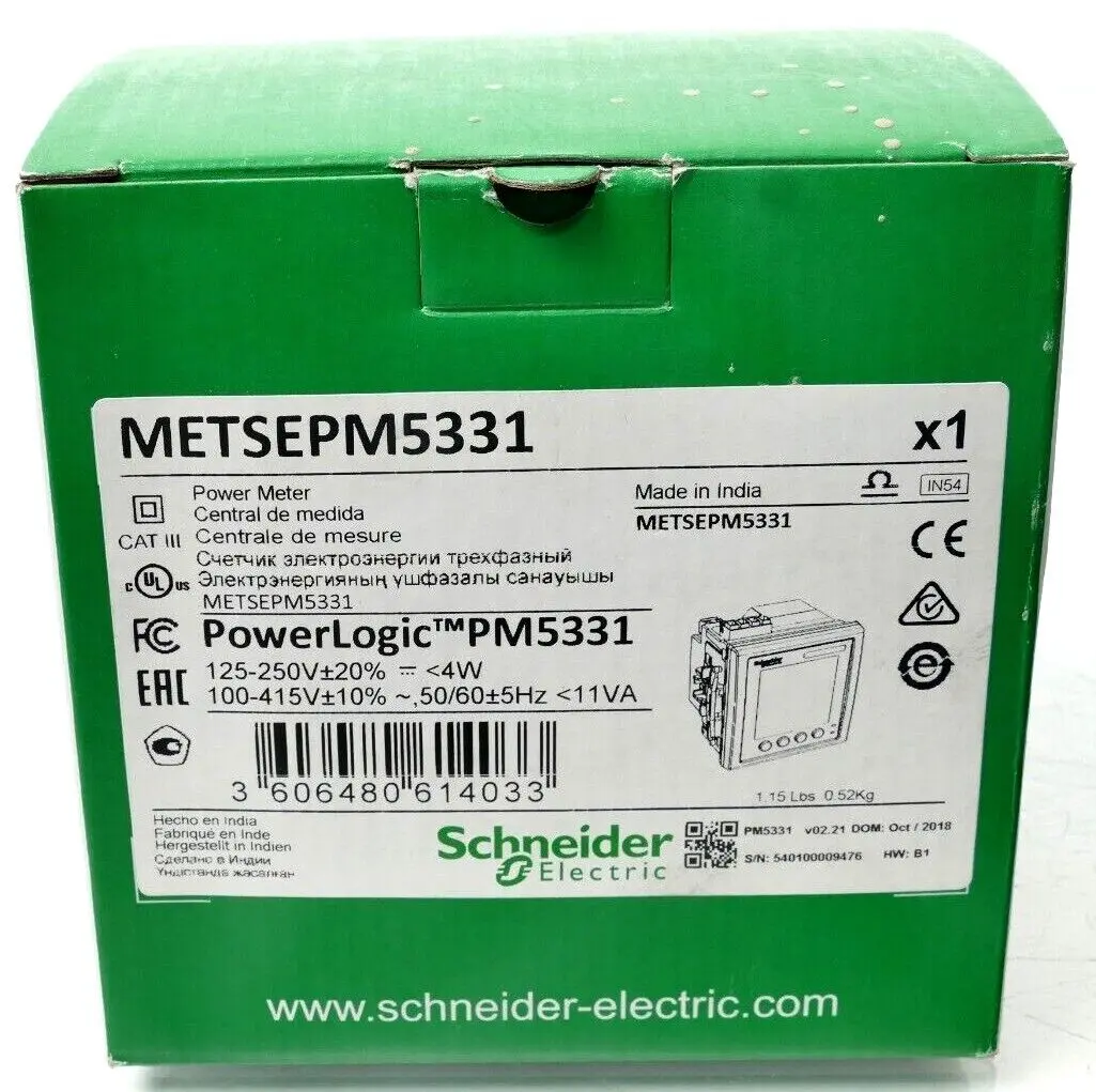 Produktfoto 1 von Schneider Electric PowerLogic PM5331 Power Meter | METSEPM5331