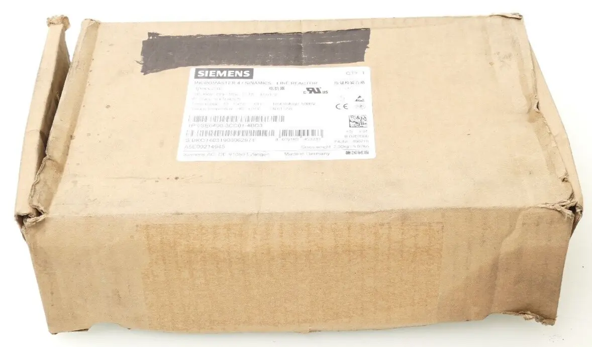 Produktfoto 1 von Siemens SINAMICS Micromaster 4 Line Reactor | Issue: E01 | 6SE6400-3CC01-4BD3