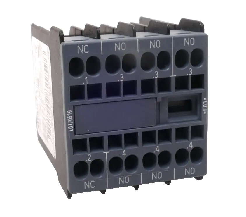 Produktfoto 1 von 2x Siemens Hilfsschalterblock 3RH2 911-2HA31 | E:03 | 3RH2911-2HA31