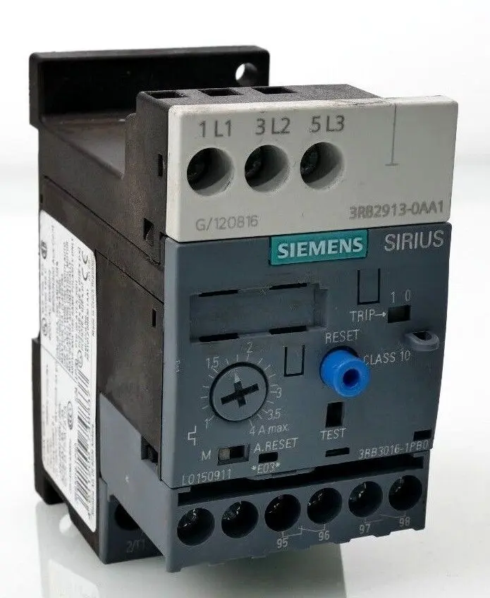Produktfoto 1 von Siemens SIRIUS Überlastrelais 3RB3016-1PB0 | 3RB3 016-1PB0 | E:03 + 3RB2913-0AA1
